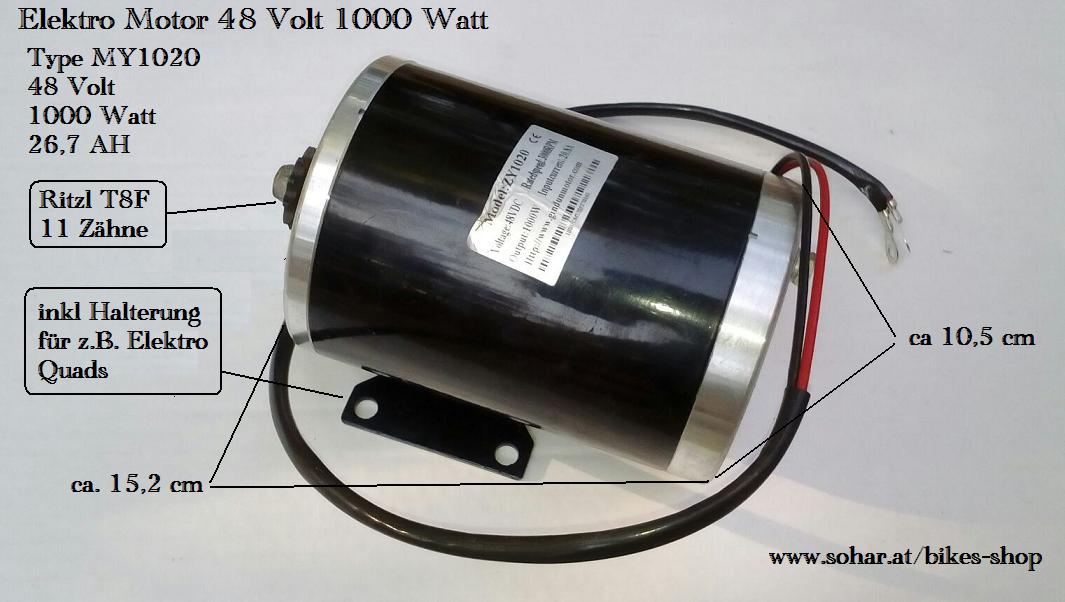 48 volt 1000 watt motor